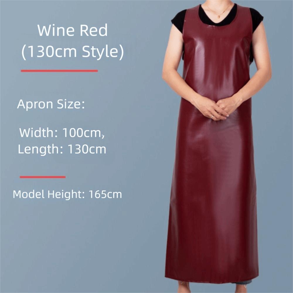 Oil-proof Work Smock Waterproof Cooking Work Clothes Durable Kitchen Apron Lab Work