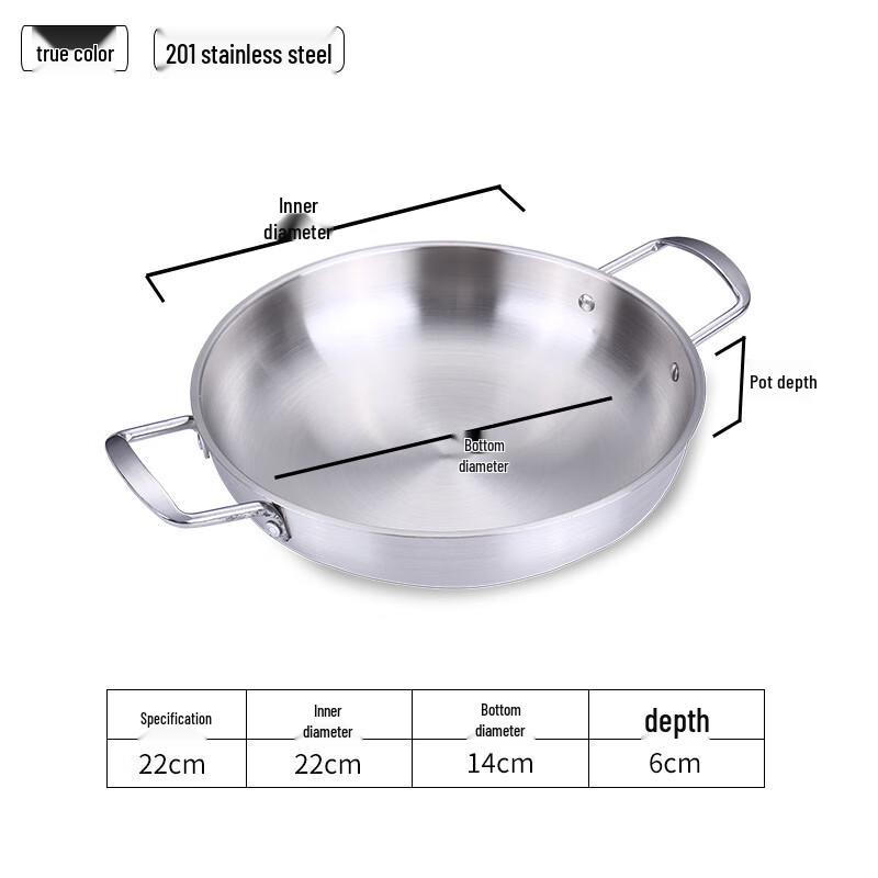 GOWKE Korean Style Stainless Steel Instant Noodle Pot
