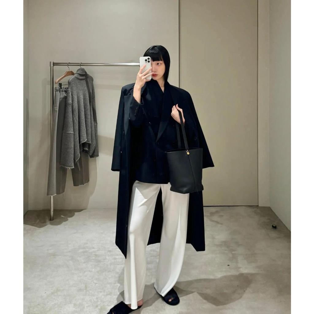 Bolsa de balde nicho TR francesa couro bovino de primeira camada versátil personalizada para o dia a dia textura premium ombro portátil bolsa tote