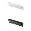 Storage Rack with Hooks Tray Self-Adhesive Key Holder Wall-Mounted Door Organizer Umbrella Clothes Home Bathroom Decoration