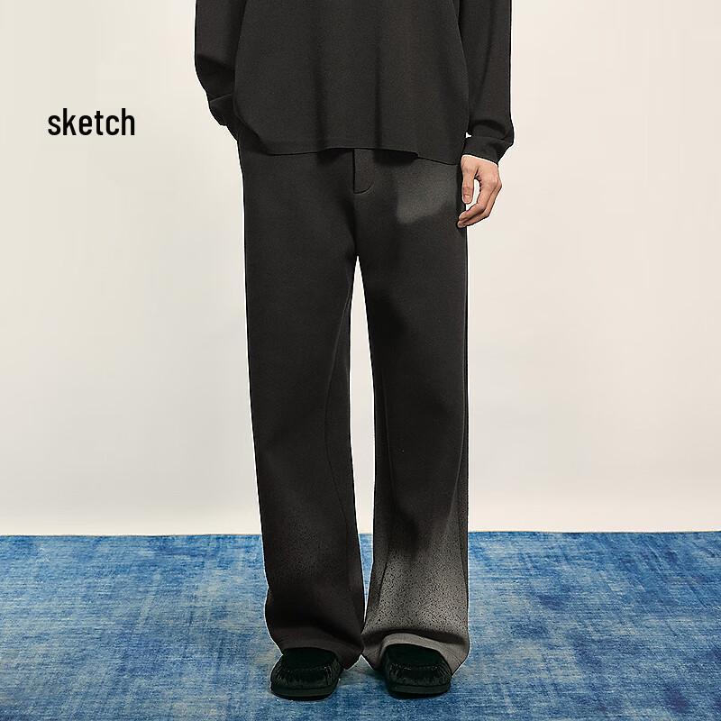 

CROQUIS Men s 2025 Autumn Loose Straight-Leg Sweatpants 9P9E10090 L