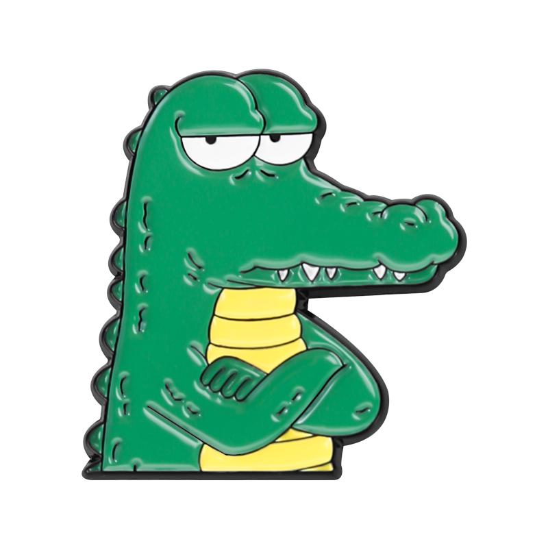 Multi Animal Style Cute Healing Enamel Pins Cat Duck Goose Goofy Style Brooches Lapel Badge Funny Jewelry Gifts Accessories
