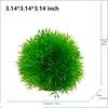 Aquarium Decorative Artificial Aquarium Grass Ball Durable Faux Water Plant for Fish Tank Decor Fade-Resistant ZSP112