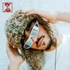 [SHEEN KELLY] Wrap-around Sport Sunglasses for Women and Men, Vintage Y2K Oval Frame Eyewear, Outdoor Shooting