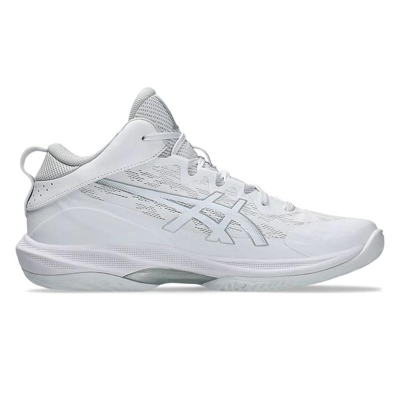 new Asics Low Top Basketball Shoes Men's White Gray