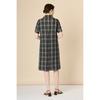 Bcbg Linen Check Dress B3m4o633