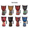 8-Inch Beginner African Drum with Goat Skin for Kindergarten Practice, Indonesia Painted Percussion.