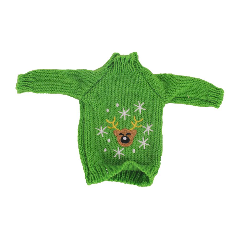 Svetr s kapucí Zimní top Ručně pletené Oblečení pro panenky Pro miminka Doplňky, 30cm BJD 11.5palcové panenky Blythes Vánoční dárky