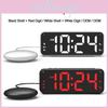 Modern Minimalist Electronic Alarm Clock With Strong Vibration And Dual Ringtone For Heavy Sleepers