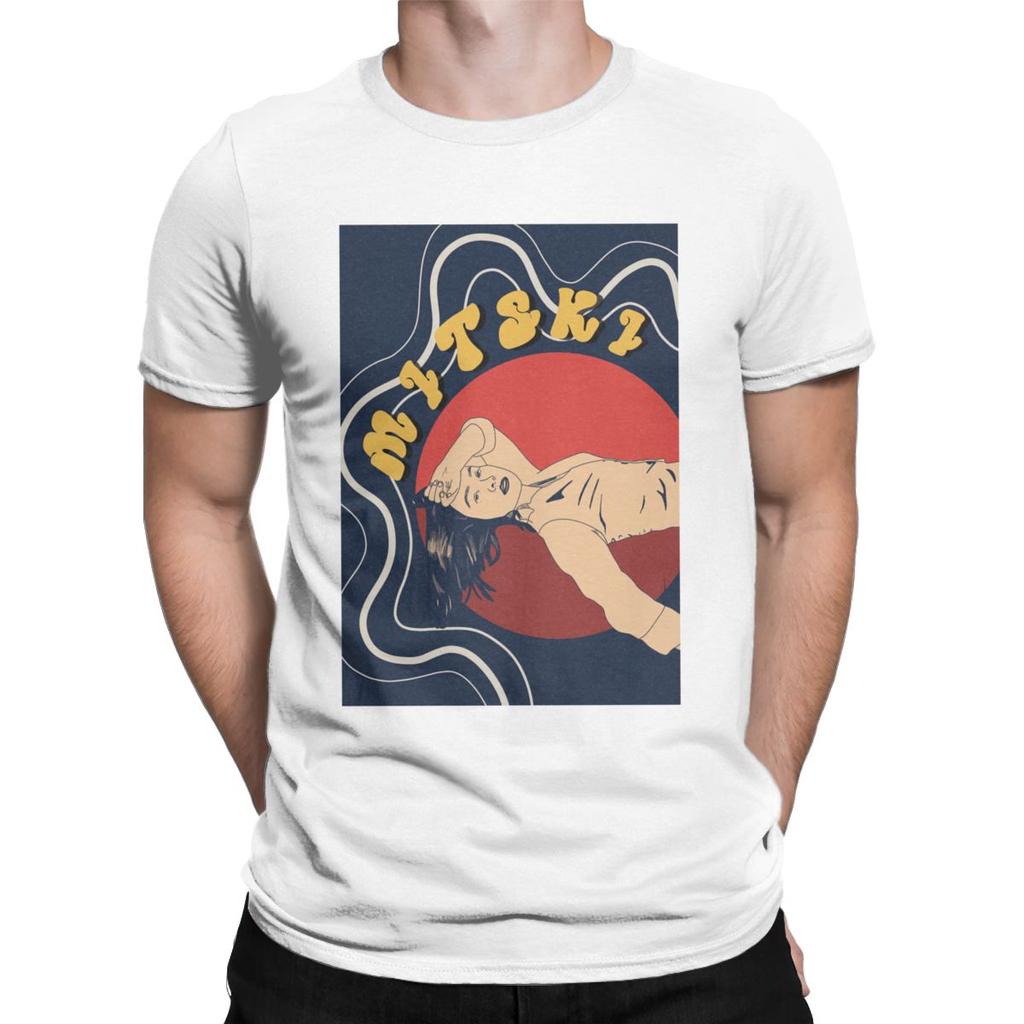 Mitski T-Shirts Mode Vintage Band Sänger Hip-Hop Grafik T-Shirts Sommer Lässig Cool Locker Damen Herren Cartoon Camisetas Hemd