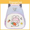 Childrens Cartoon Backpack With Bear And Rabbit Print Design For Early Education