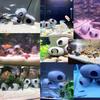 Purple Sand Aquarium Decoration Fish Shrimps Shelter House Pottery Landscaping Ornaments Decor Fish Tank Submarine Cave Decor