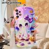 Phone Case: 2D Flat Samsung Galaxy A34 A35 M05 M06 S20 S22 S21 FE Plus 5G Protective Case, Couple Style, Gradient Background, Christmas and Halloween 