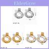 Boucles d'oreilles créoles géométriques en acier inoxydable pour femmes avec PVD Bijoux de luxe Cadeau pour dames