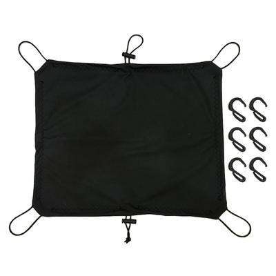 Capacete de motocicleta Cargo Net preto 60x42cm para capacete de motocicleta Cargo petroleiro