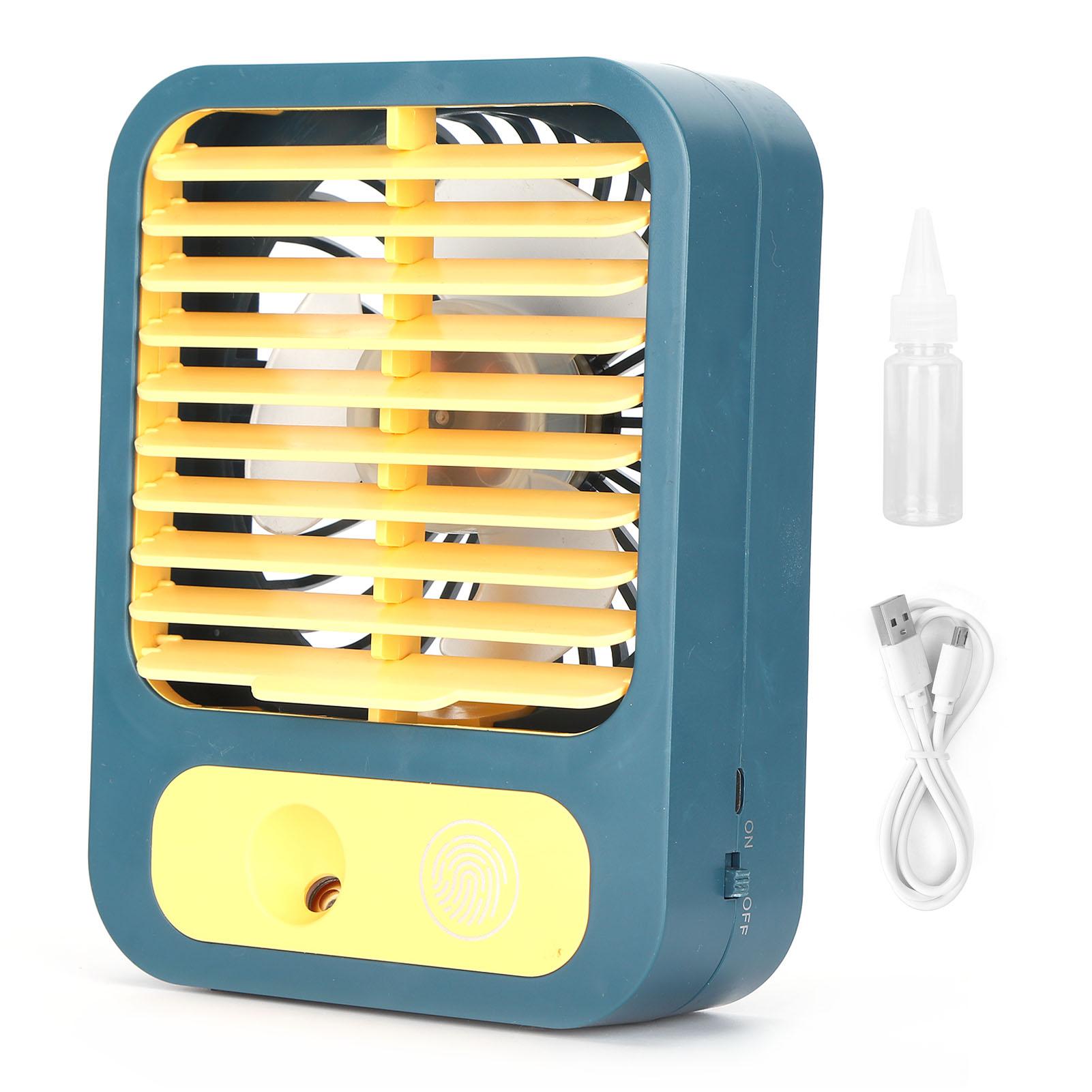 D893‑1 Spray Table Fan Handheld USB Charging Water Replenishing Mist Portable Fan