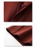 Ancola Women's High-Waisted Red Shorts - Spring 2025 Collection: Loose, Straight, Slimming, Wide-Leg Trousers