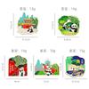 Sichuan Chengdu Cultural Tourism Scenic Spot Brooch Alloy Panda Badge Souvenir Peripheral For Wuhou Temple Du Fu Thatched Cottage