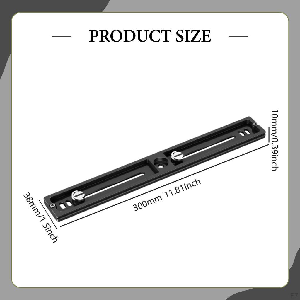 Camera Tripod Quick Release Plate Aluminum Alloy DSLR Stabilizer Accessories Easy To Install