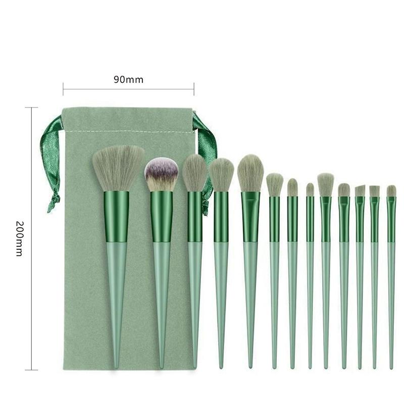

High-Efficiency 5/7/10/12Pcs Makeup Brushes Set Portable Foundation Blush Eyeshadow Contour Powder Brush Kit On-the-Go Makeup темно-синий