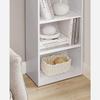 VASAGLE Libreria a 6 Ripiani Stile Scandinavo Scaffale portaoggetti per Soggiorno Ufficio Camera da Letto Studio 40 x 24 x 178,5 cm Bianco