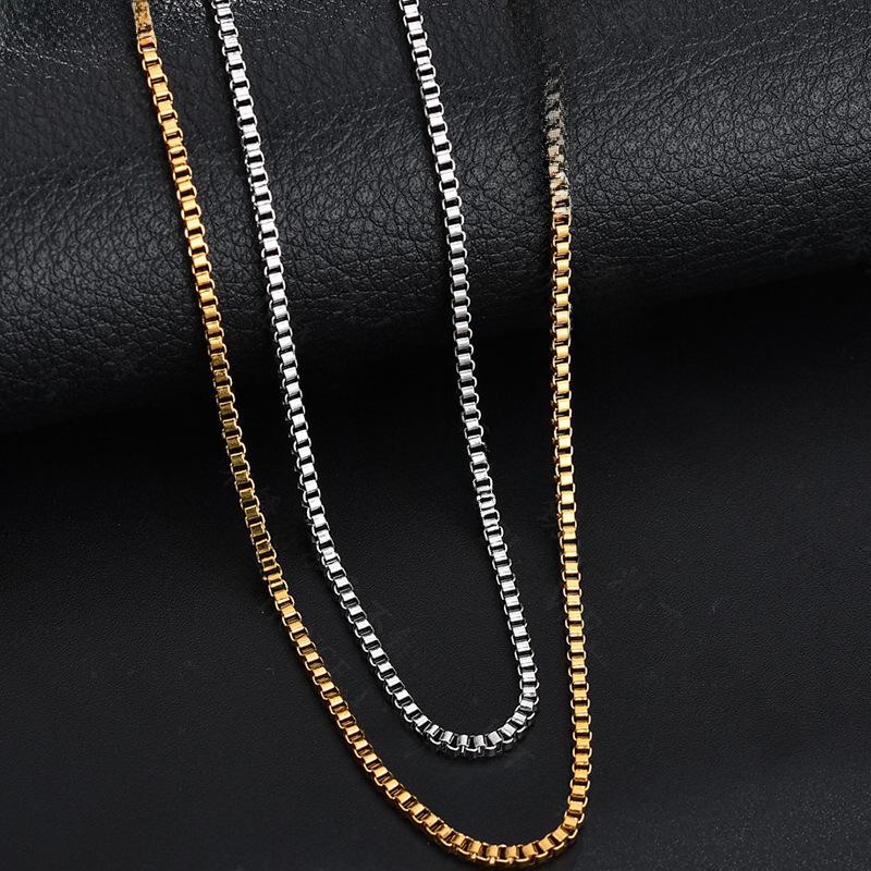 Korean Clavicle Necklace, Simple Titanium Steel, No Pendant, Short Chain for Women