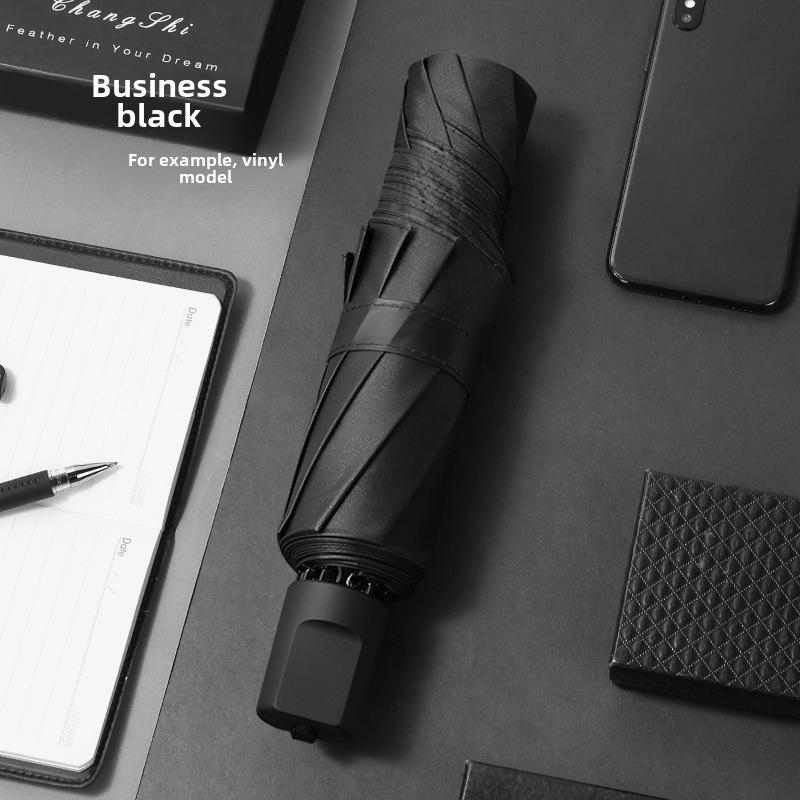 24-Rib Automatic Folding Women's UV Protection Sunshade Umbrella