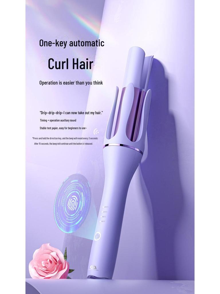 Korean Style 32mm Automatic Curling Iron with Large Wave and Water Ripple Feature