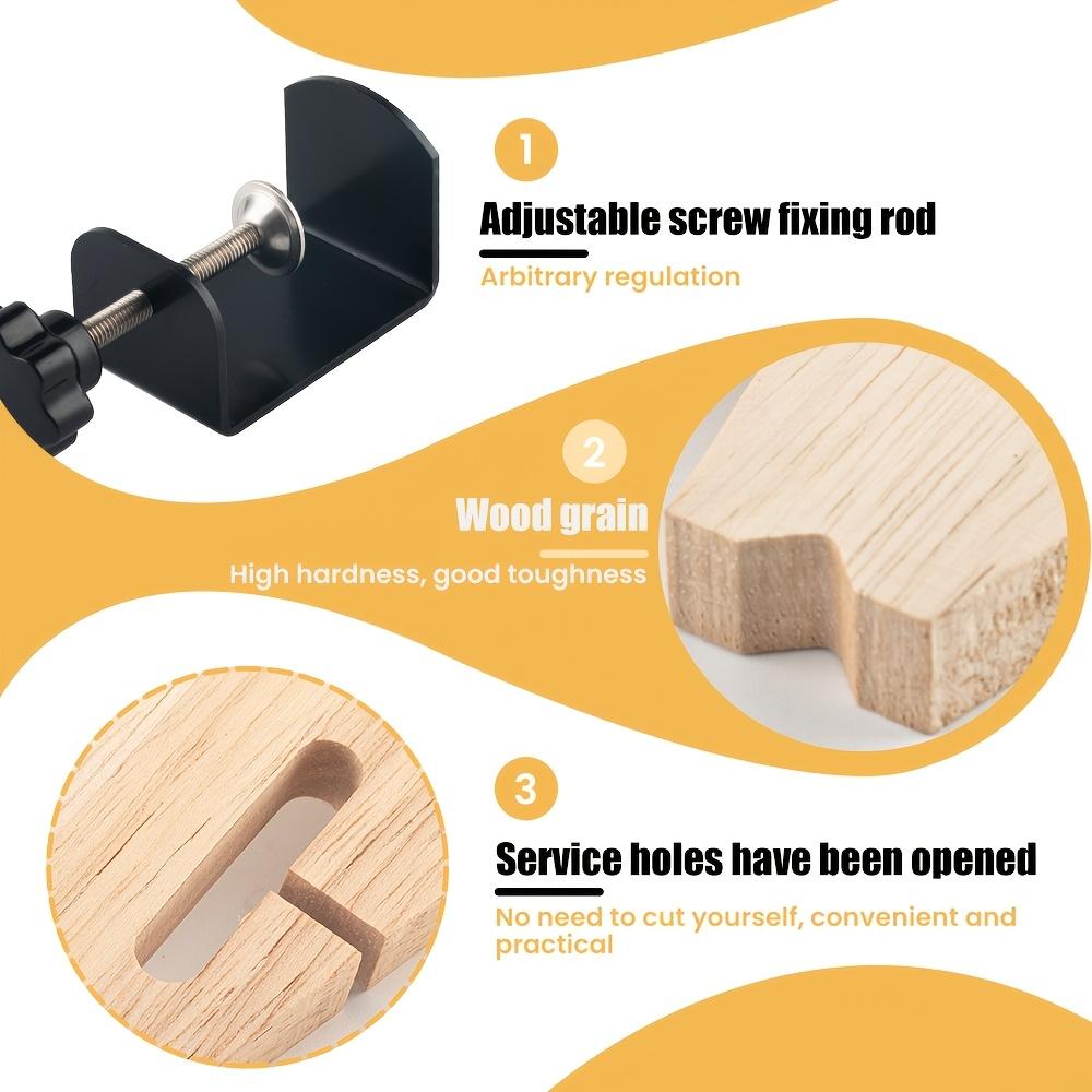 Wooden Bench Clamp Set Large Clamp for Workbench and Router Table Adjustable and Movable Jewelry Making DIY Tools