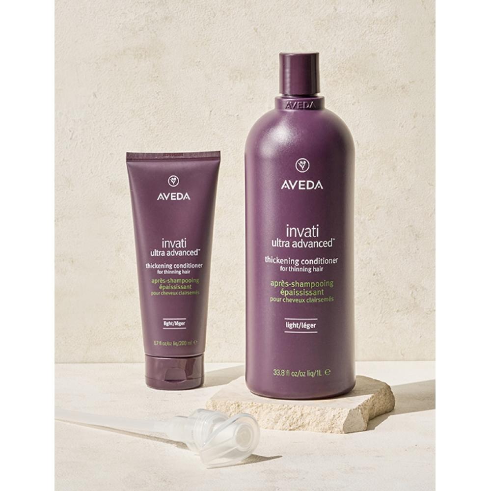 Aveda Inverty Ultra Advanced Light Conditioner 1l Set  + Inverty Light Conditioner 200ml Original Item+free Liter Pump