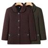 Elegant Spring & Autumn Lapel Jacket for Women Aged 60-80: Stylish Mother's Top for Middle-Aged & Elderly