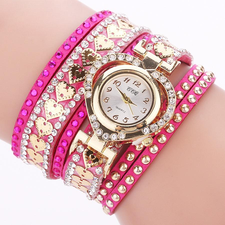 Women Fashion Long Strap Watch Ladies Casual Rhinestone Dress Watch Female Bracelet Wristwatch Relogio Feminino Clock