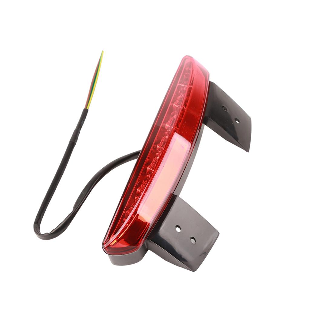 Motorcycle Rear Brake Tail Light 8 LED License EB For Bobber Cafe Racer