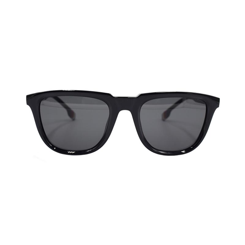 BURBERRY B. ICON Cool Talent Holiday Travel Sunglasses 4381U Men's Black/Dark Grey