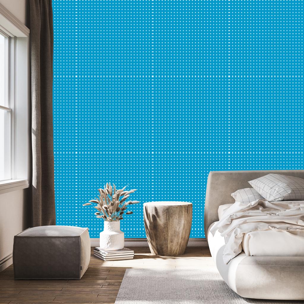 Wallpaper Dots Turquoise, Turquoise Top for Living Room and Bedroom 50x1000