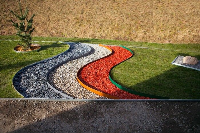 Bordure de Jardin - ICH-ZAPFE.DE - 18,5 cm x 120 cm - Métal - Vert