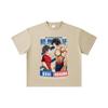 260 GSM Double Yarn 32 Count 100% Cotton Baki V2 Baki Ashura Print Unisex Heavy Cotton T Shirt