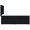 Vidaxl Continental Bed With Mattress, Black, Fabric, 80X200 Cm