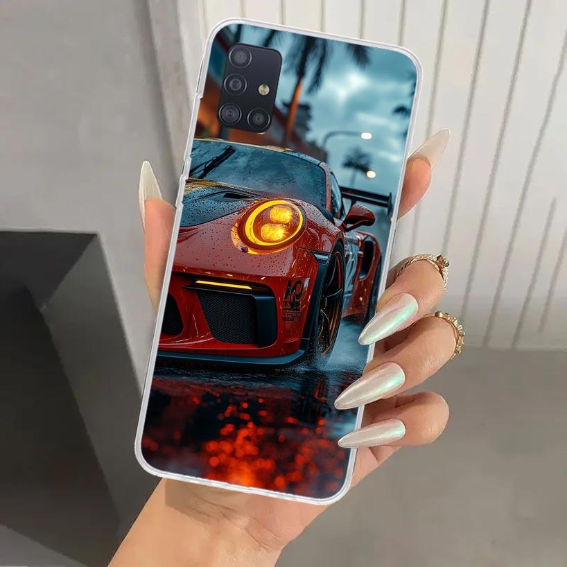 

Sports Car 911 Phone Case for Samsung Galaxy A52 A32 A22 A12 A02S A50S A30S A10S Note 20 Ultra 10 Plus S10 A31 A20 A71 A72 Galax Samsung S10