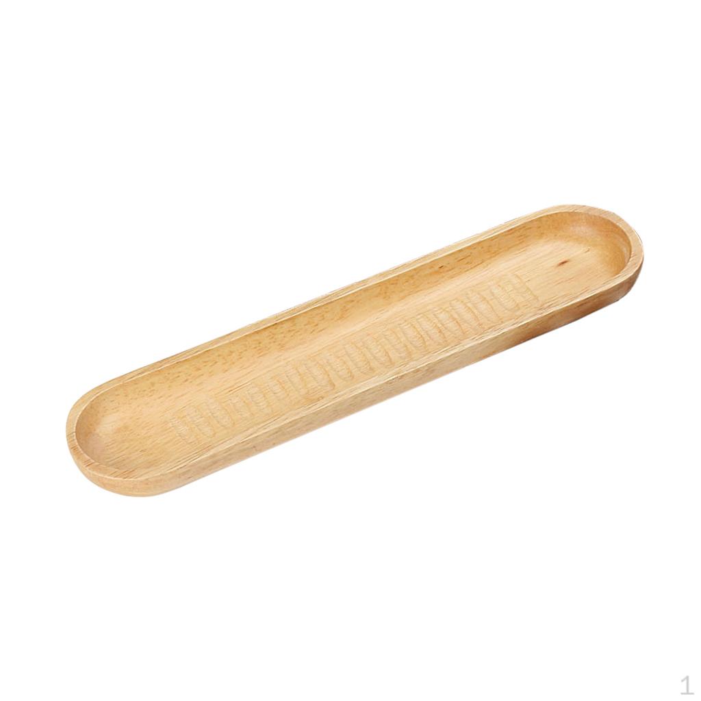 

Wooden Serving Tray Plate Home Decorations 27x6x2cm