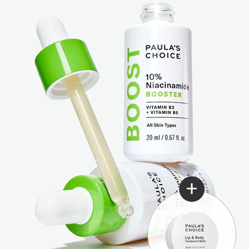 

10% Niacinamide Booster Ampoule 20ml Duo Set (+ Lip & Body Balm Free)