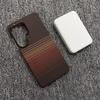 Frameless Carbon Fiber Kevlar PC For Magsafe Magnetic Phone Case For Samsung S26 S25 S24 Ultra Plus  Wireless Charge Cover