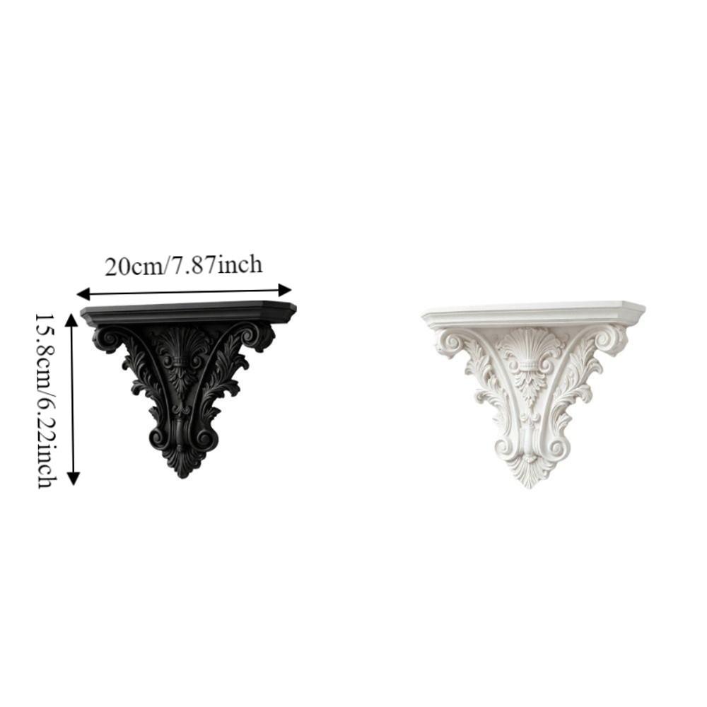 Carving Floating Shelf 3D Printing Wall Storage Rack Multi-functional Wall Mounted Shelves  Bedroom