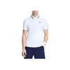 FILA Casual Knitted Short Sleeve Polo Shirt Men tops Jade-White A11M333105F