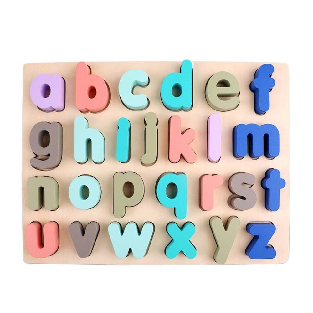 Early Education Alphabet Number Puzzle Matching Games Kids Puzzle Toys Birthday Gift