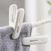 12pcs/set Clothes Pegs Fixed Windproof Clip Laundry Clips Hanging Rope Multifunctional Windproof Towels Socks Clothespin Hangers