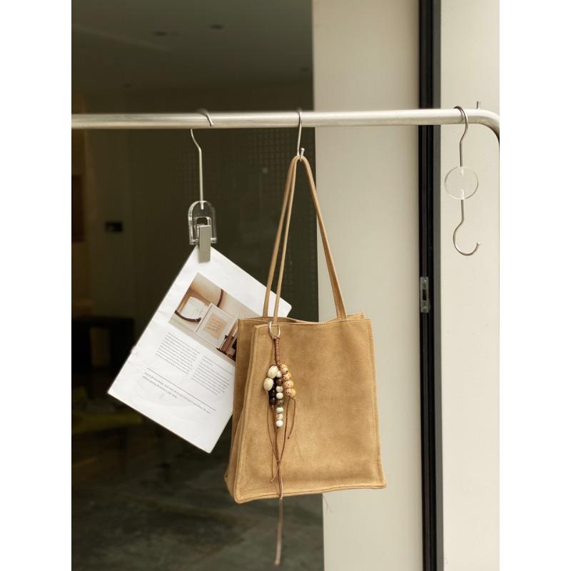 Top layer cowhide simple and versatile tote bag 2025 new commuter leather women's bag large capacity single-shoulder armpit bag