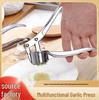 Large Manual Aluminum Garlic Press and Masher