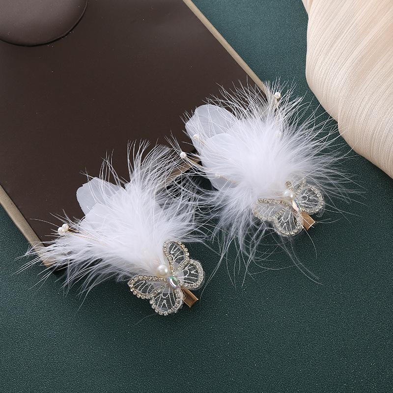 Retro bridal hair accessories, Chinese wedding headdress, handmade crystal hairpins, antique flower toasting clothing hair accessories