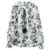 dunkelblau floral